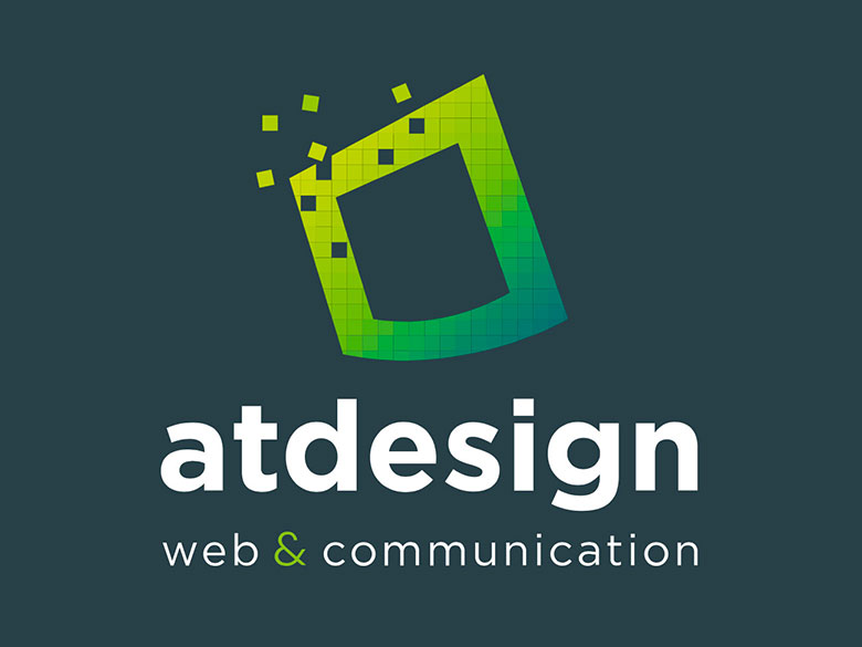 ATdesign – Design du site web et participation à la réalisation du logo de l'agence de communication