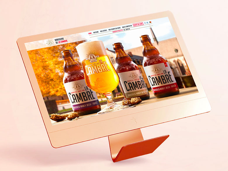 Brasserie de La Cambre – Création du site vitrine de la bière de La Cambre