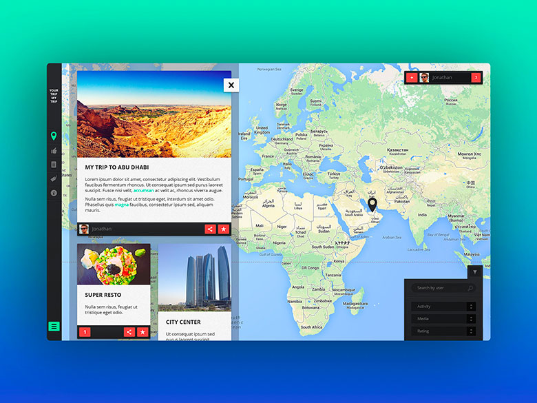 Your Trip My Trip – UX Design pour une application de voyage