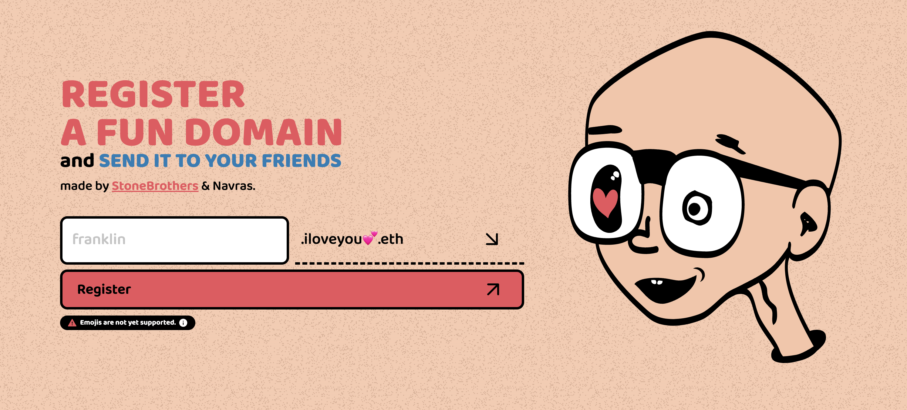 StupiDomains ENS Registar